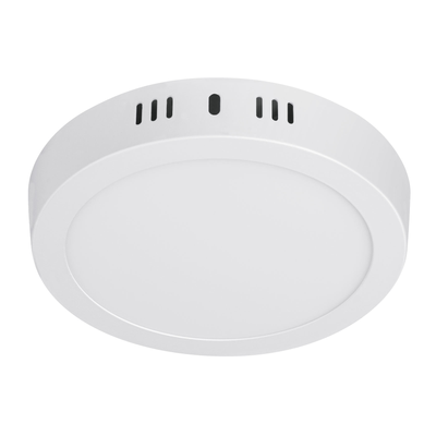 Luminario blanco de LED 12 W redondo tipo plafón luz cálida