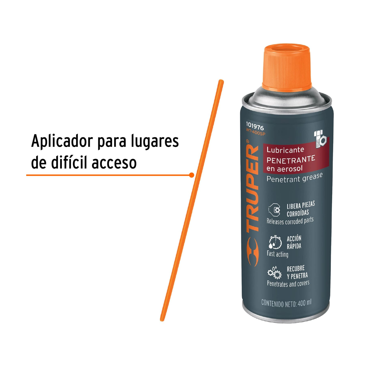 Lubricante penetrante en aerosol 400 ml