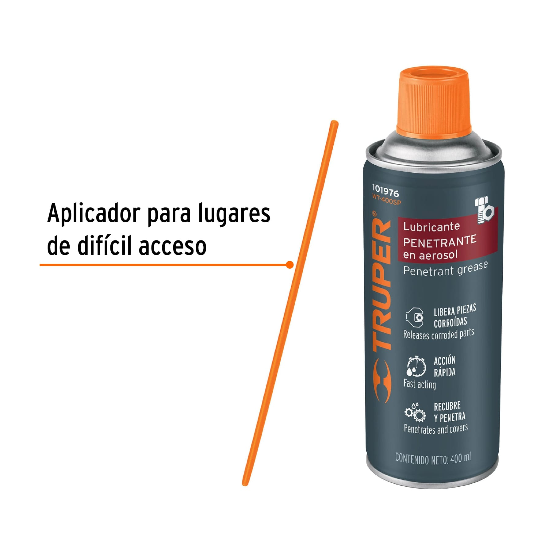 Lubricante penetrante en aerosol 400 ml