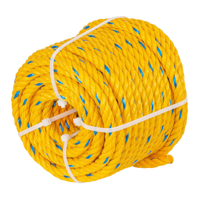 Cuerda torcida de polipropileno, amarilla, 10mm, 22m SUSTITUTO 40186