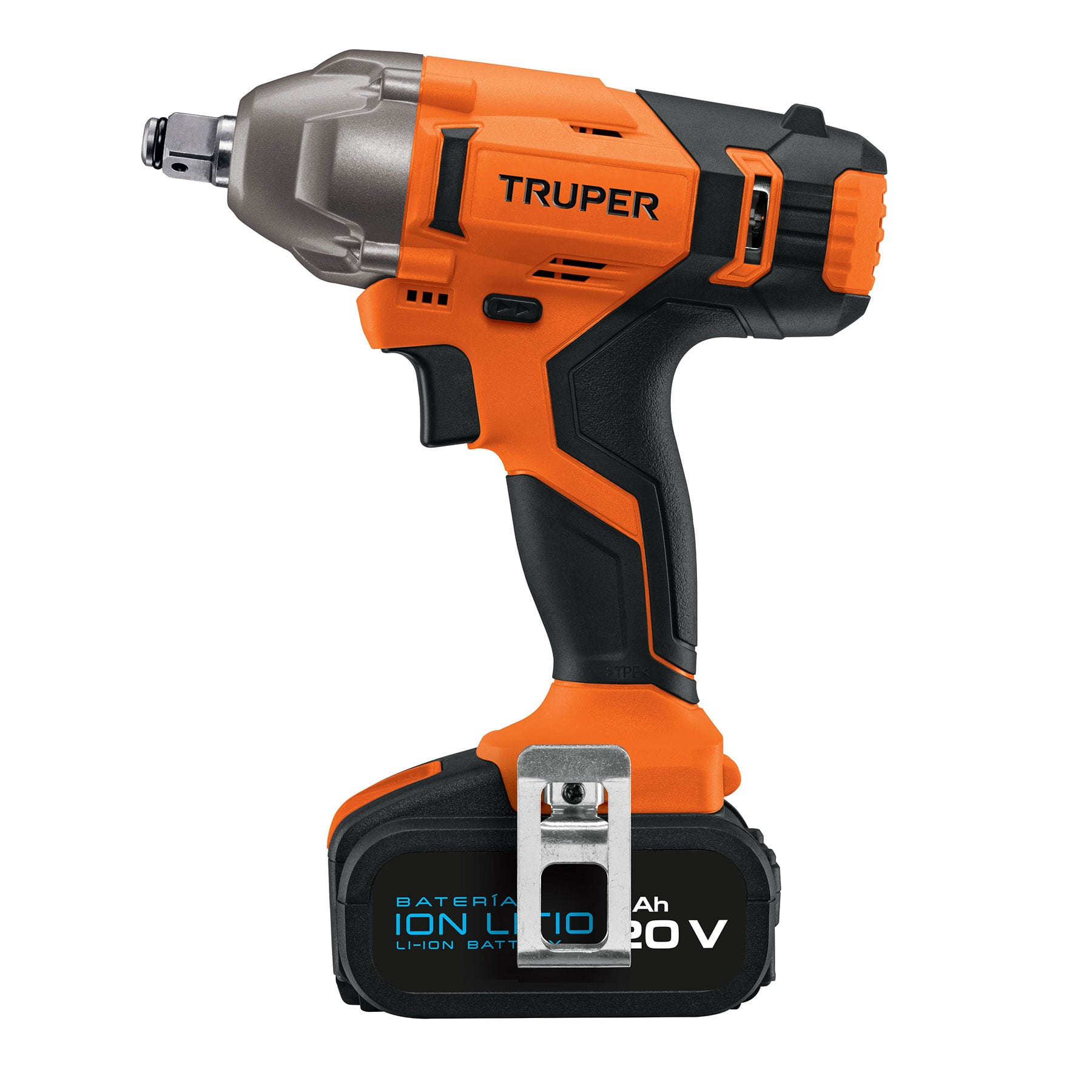 Llave de impacto inalámbrica 1/2', batería ion litio 20 V