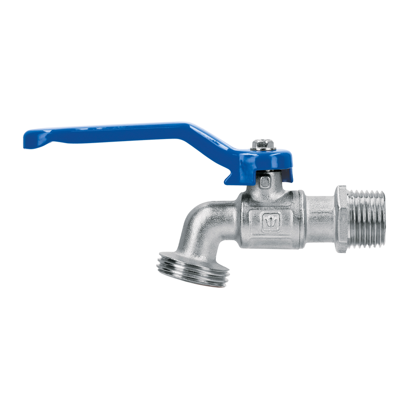 Llave de esfera de latón 1/2', 140 g, s/adaptador, Foset