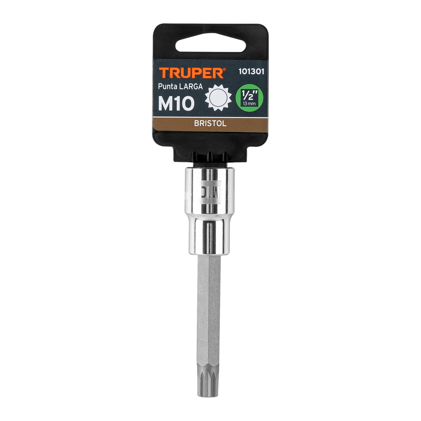 Dado punta larga bristol M10x100mm, cuadro 1/2'
