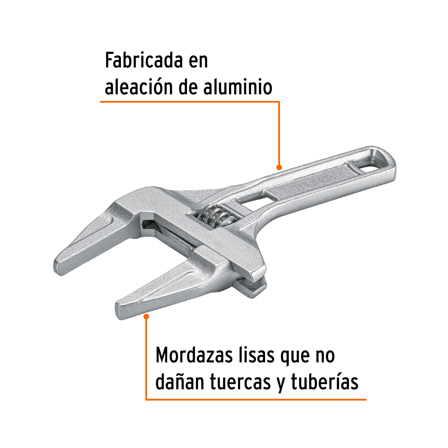 Llave ajustable para plomero,apertura 3'