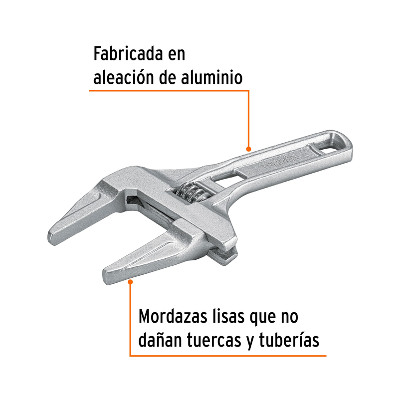 Llave ajustable para plomero,apertura 3'