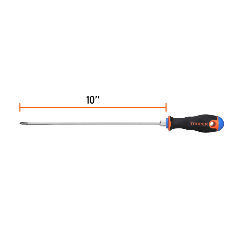 DESARMADOR DE CRUZ MANGO COMFORT GRIP 3/16"X10"