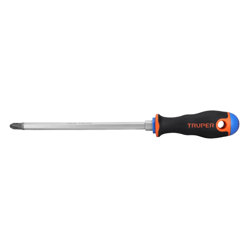 DESARMADOR DE CRUZ MANGO COMFORT GRIP 3/8"X8"