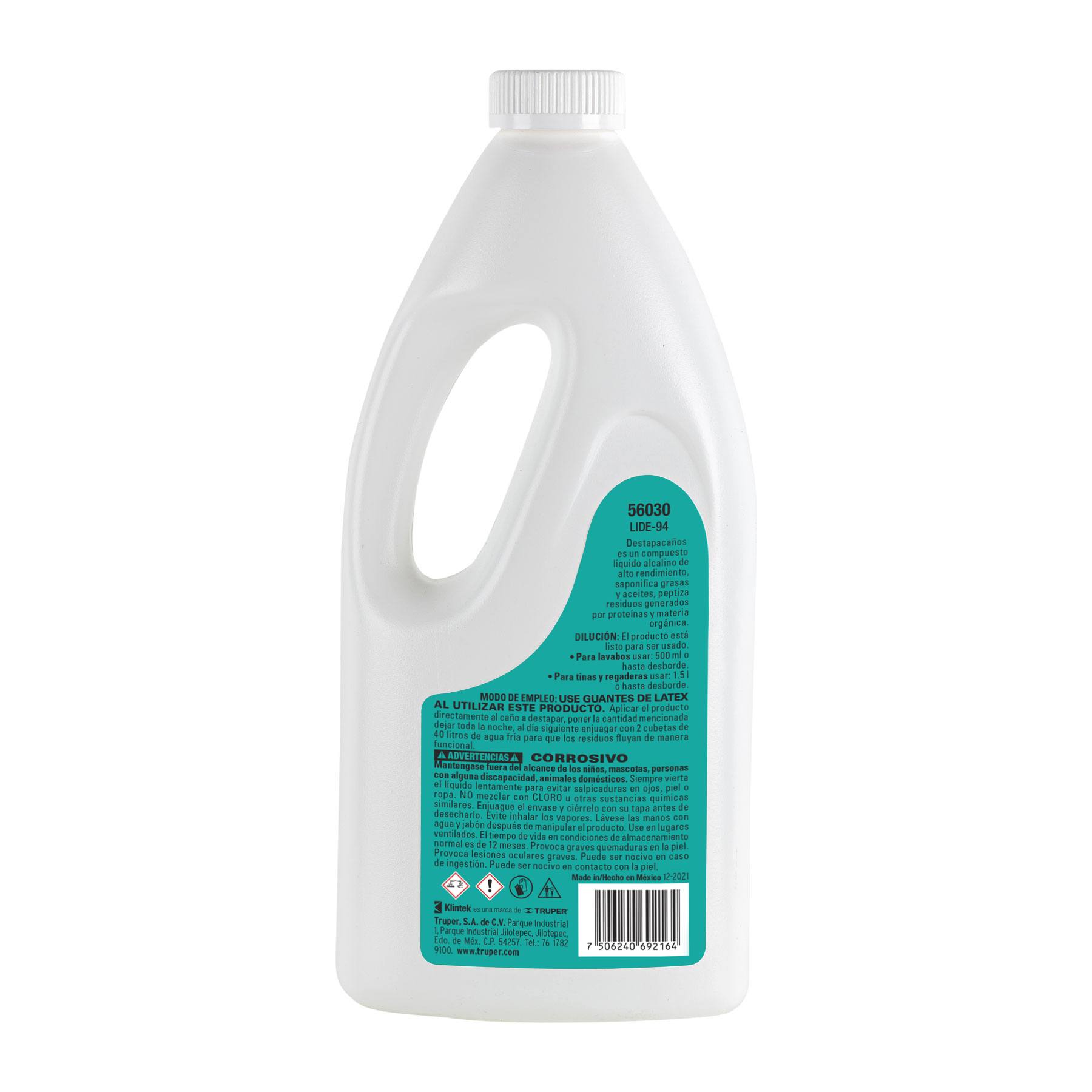 Líquido destapacaños, 946 ml