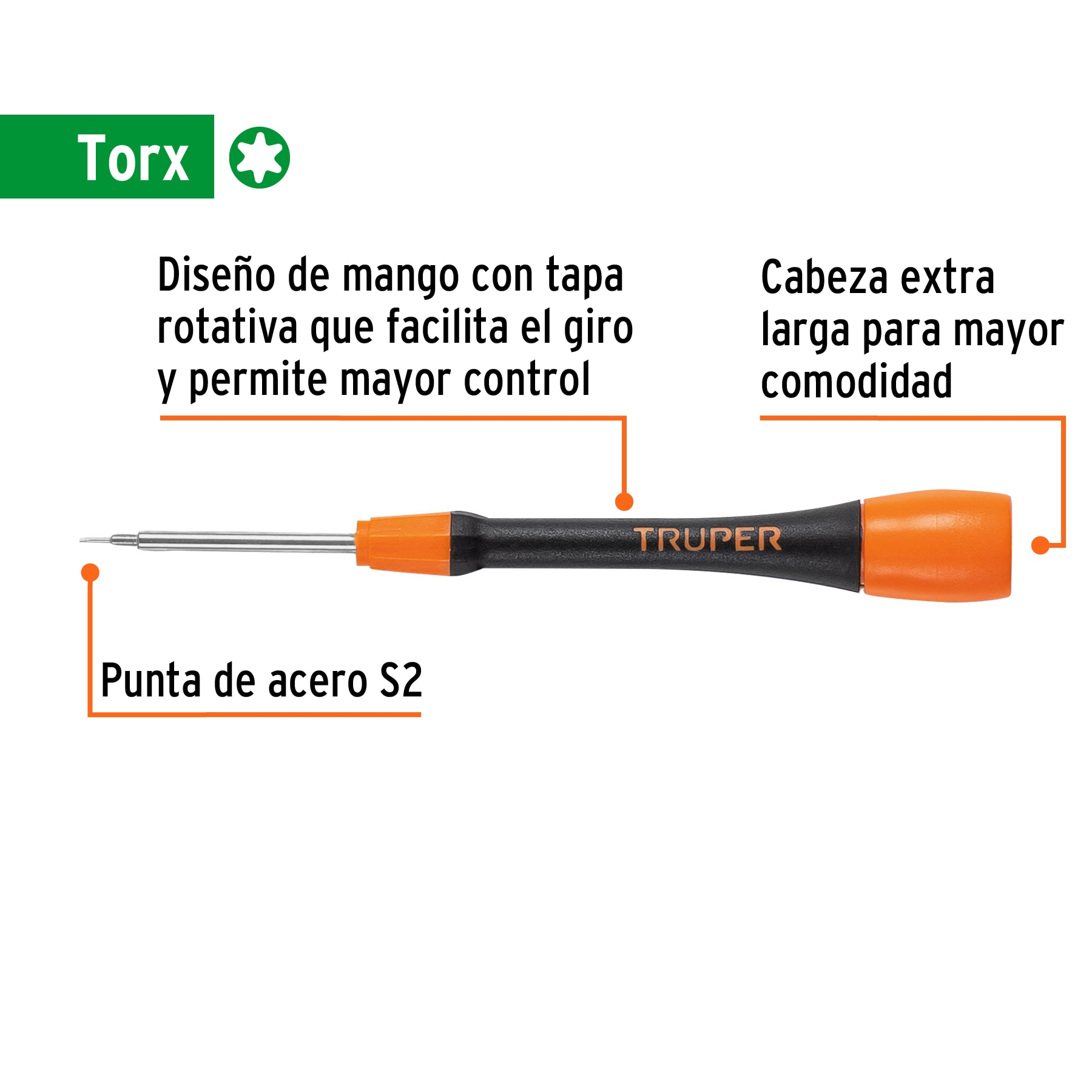 Desarmador de precisión torx T1