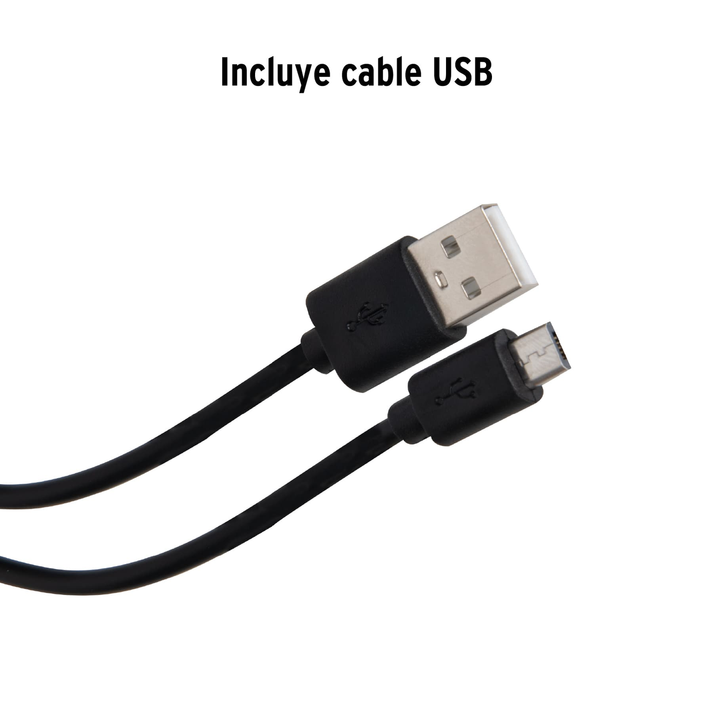 Linterna LED recargable de aluminio c/luz lateral, 270 lm