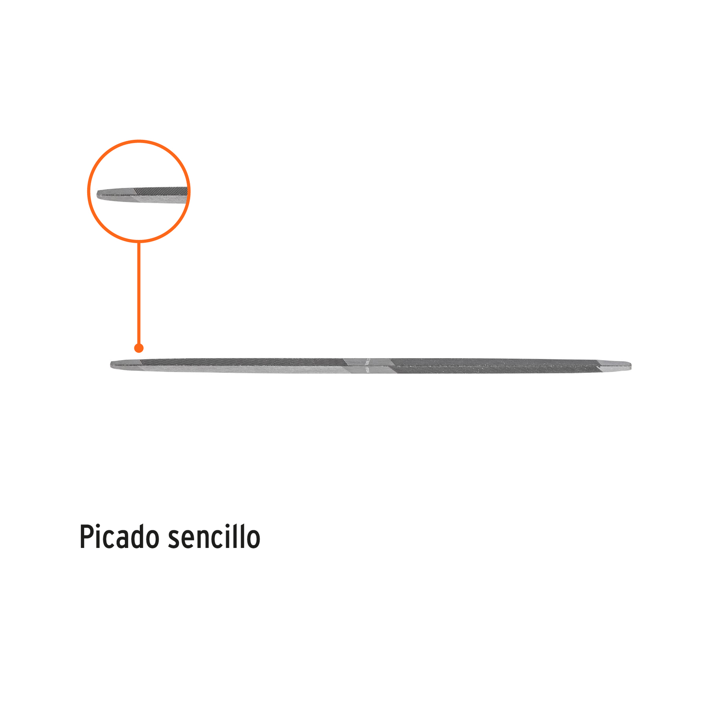 Lima triángulo doble 7"