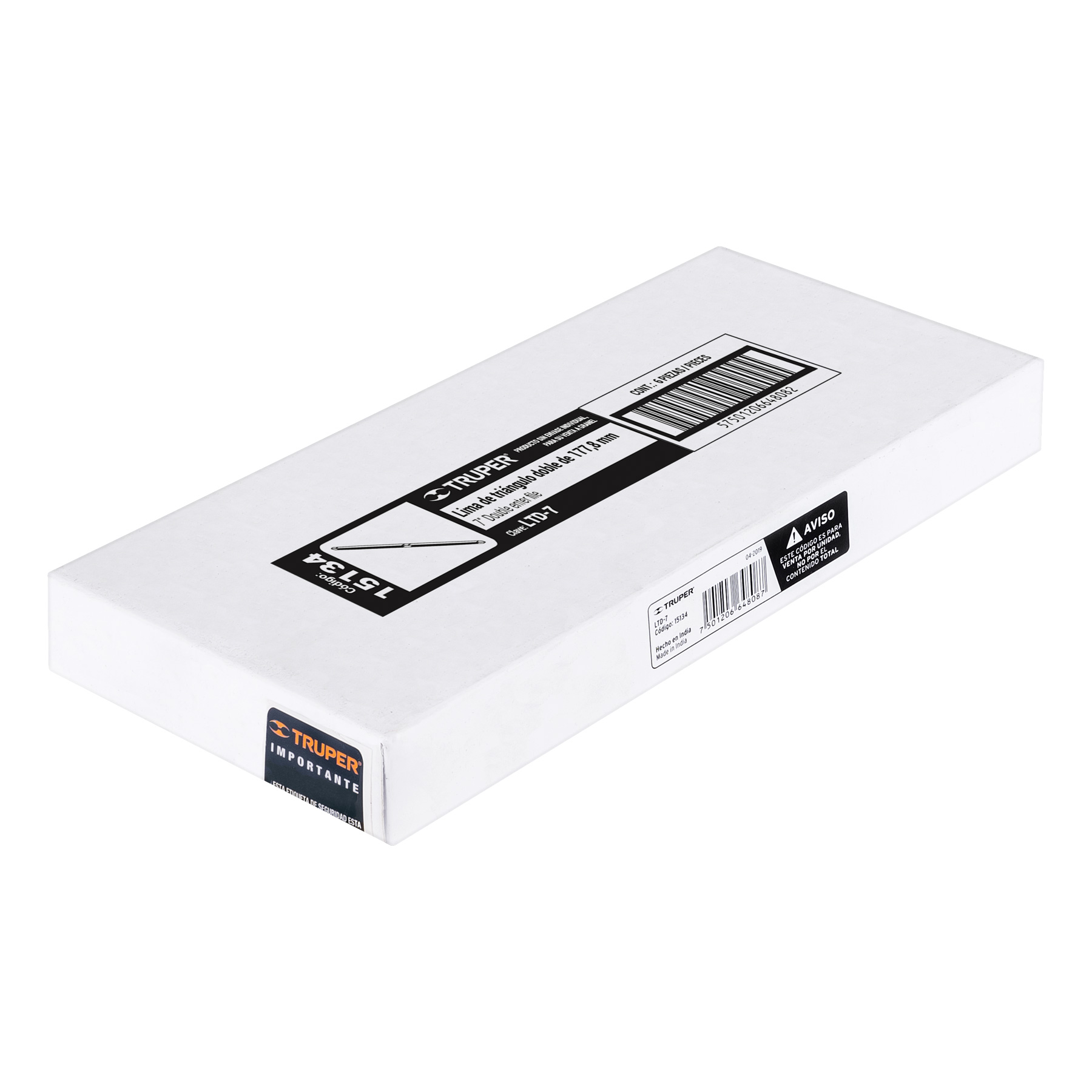 Lima triángulo doble 7"