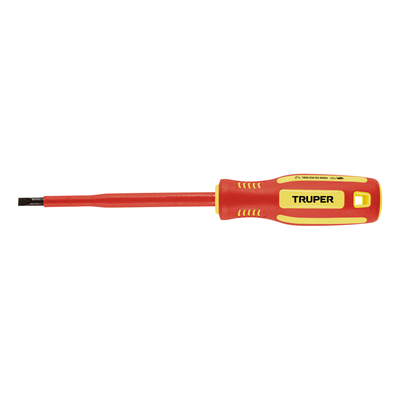 Desarmador dieléctrico plano 7/32' x 5', Truper