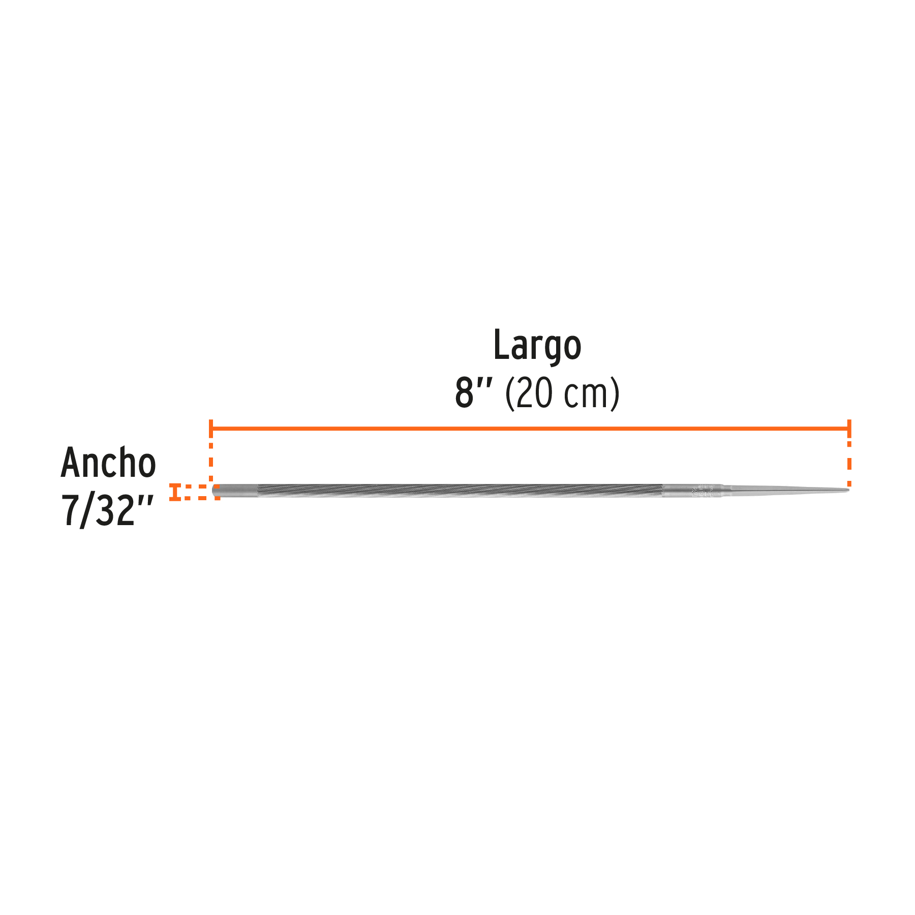 Lima para motosierra, 7/32" profesional