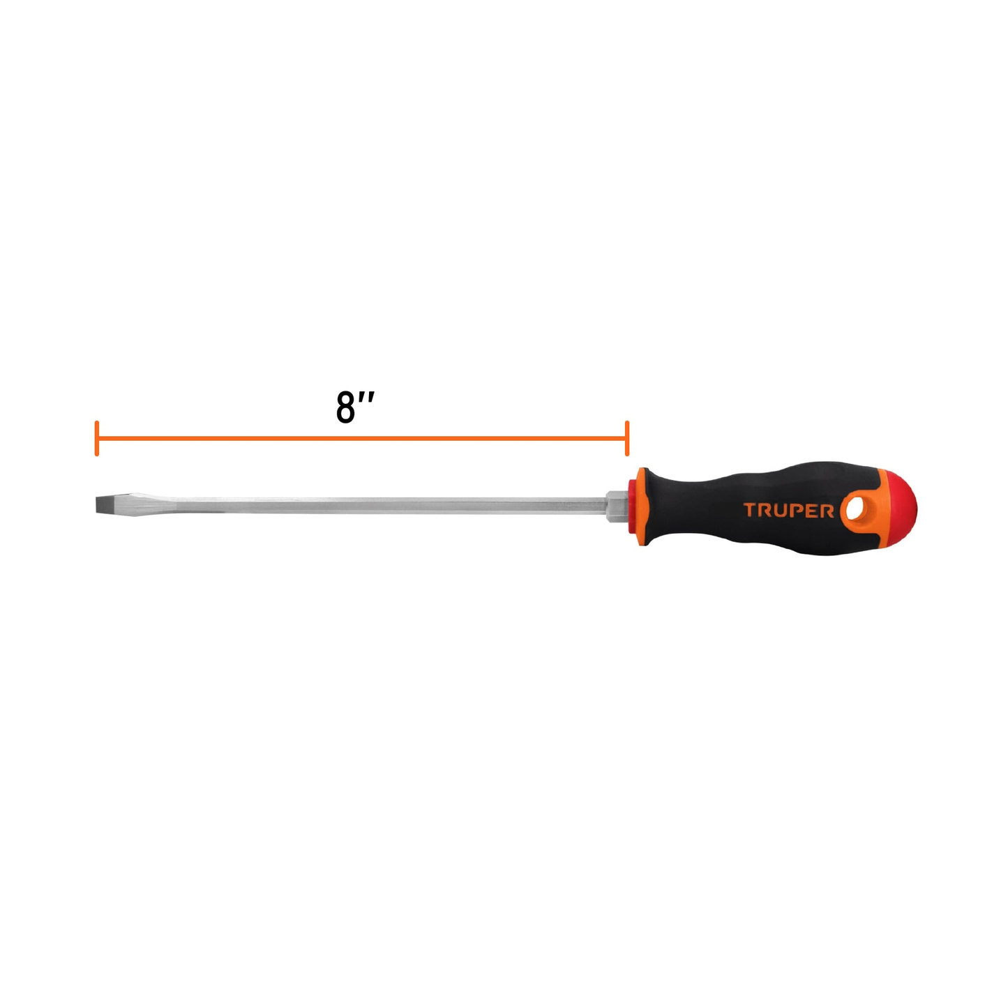 DESARMADOR PLANO MANGO COMFORT GRIP 1/4"X8"