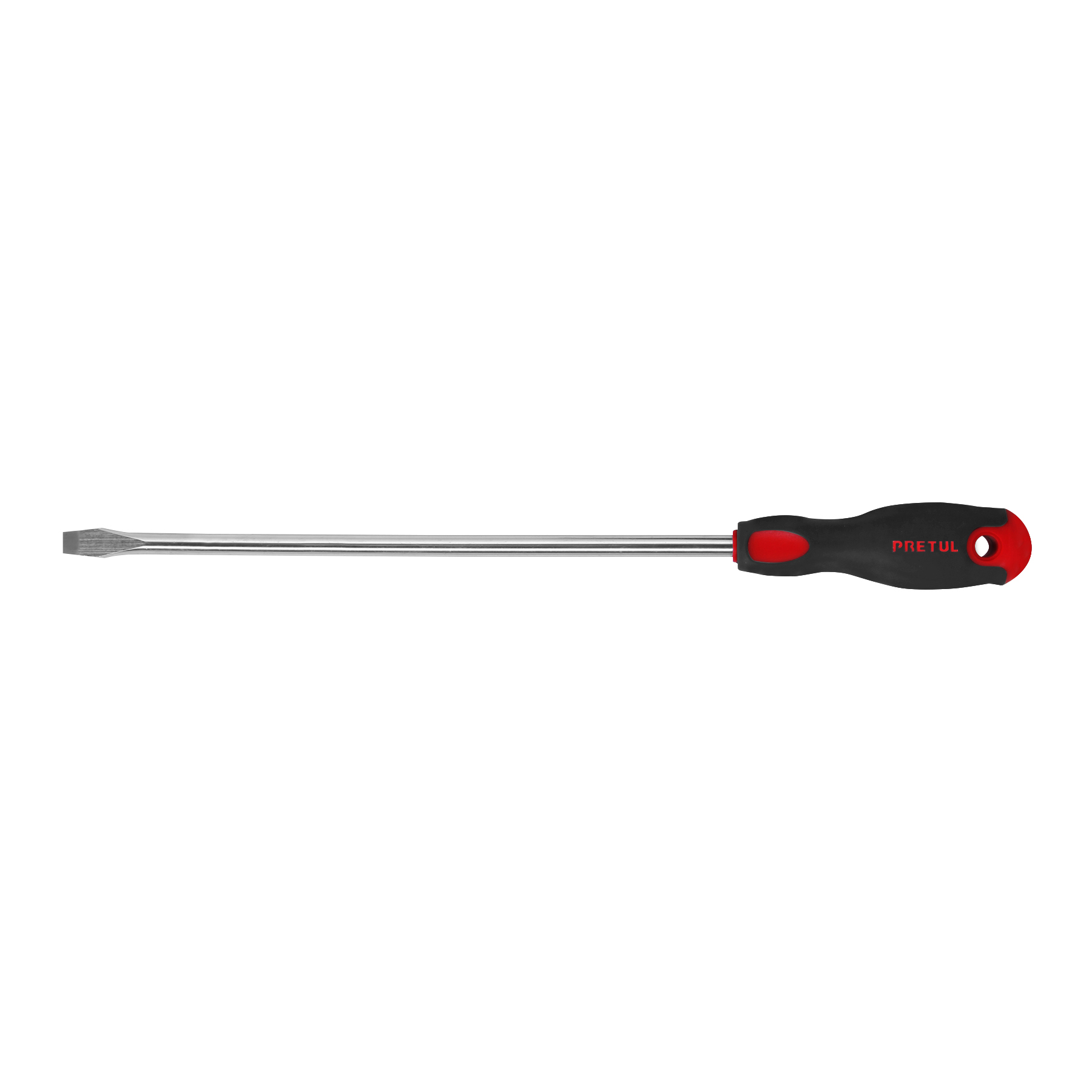 Desarmador plano, 3/8' x 12', mango Comfort Grip, Pretul