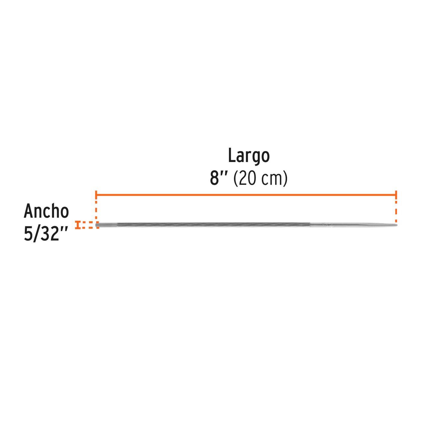 Lima para motosierra, 5/32" profesional
