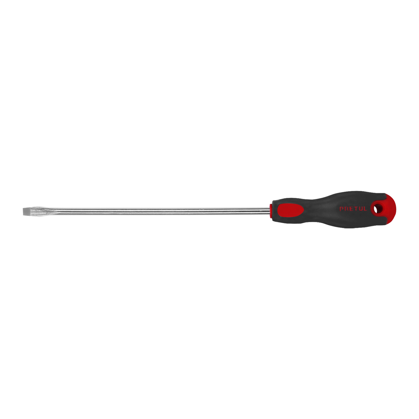 Desarmador plano, 5/16' x 10', mango Comfort Grip, Pretul