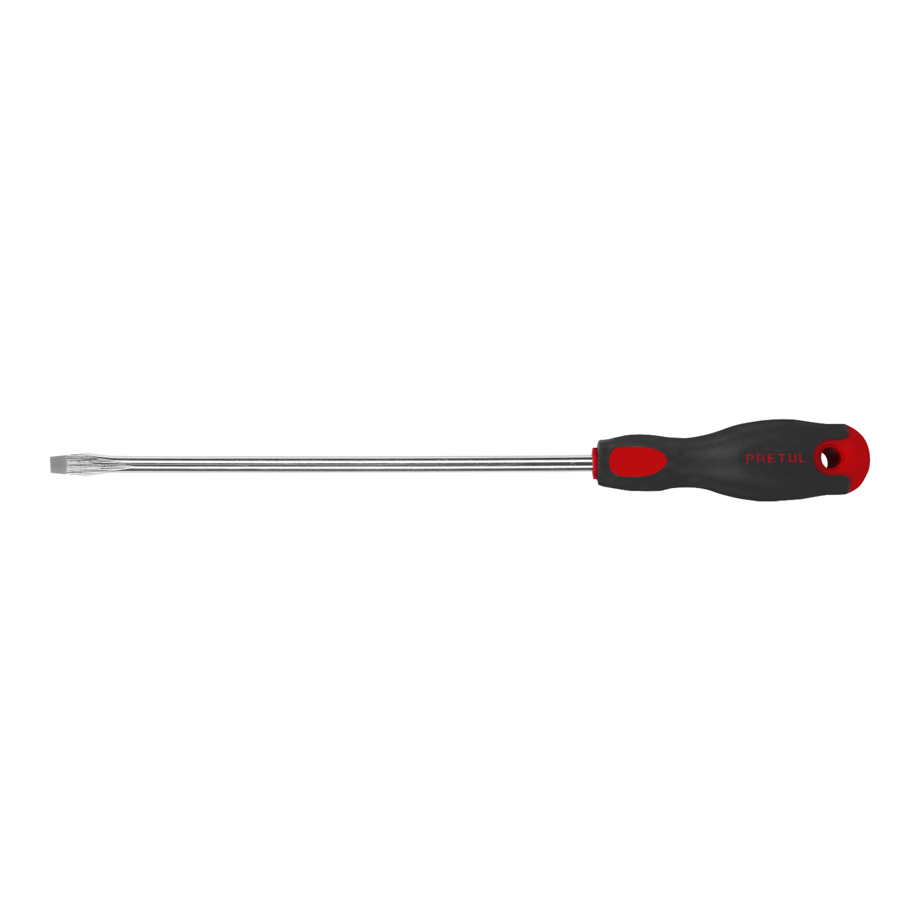 Desarmador plano, 5/16' x 10', mango Comfort Grip, Pretul