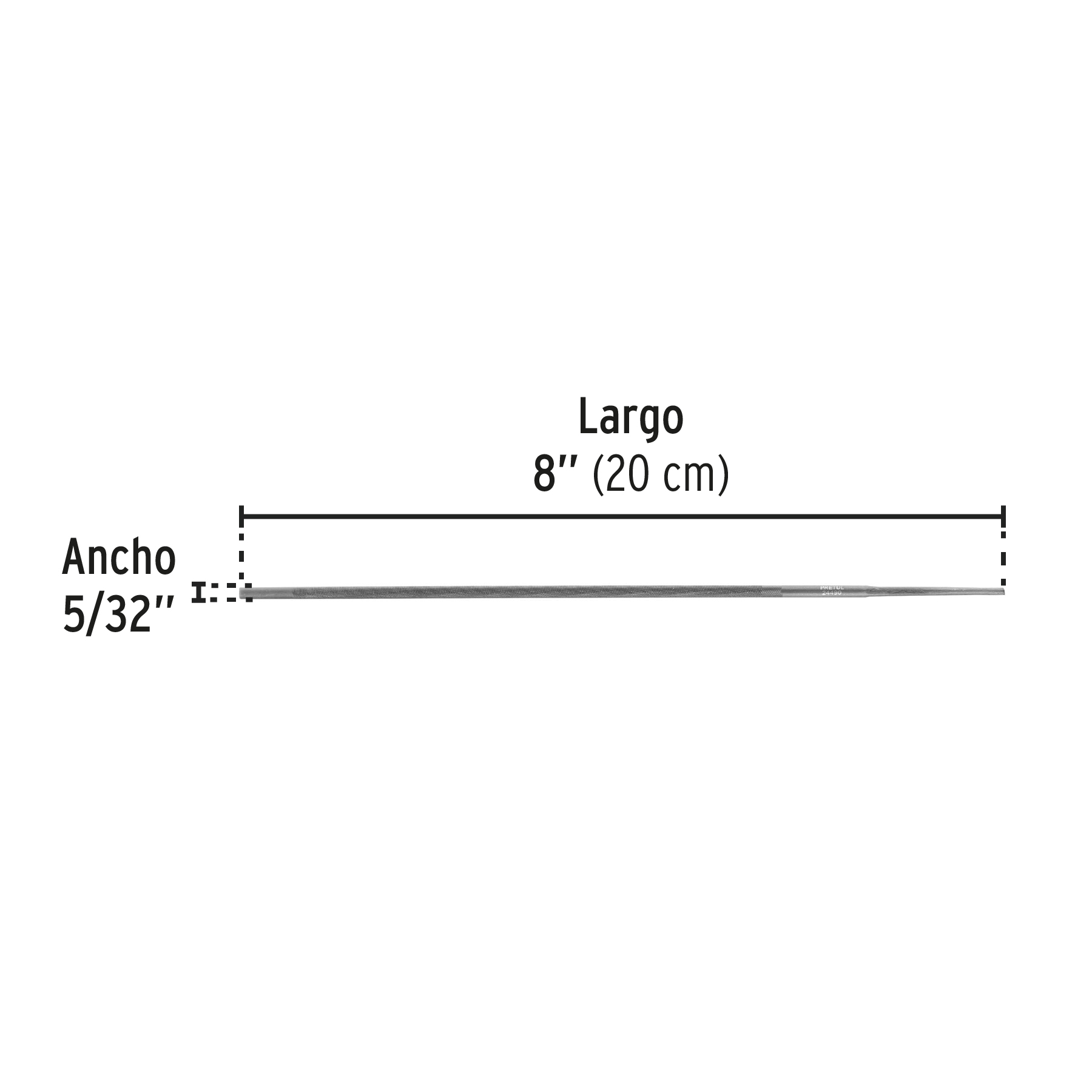 Lima para motosierra 5/32" Pretul
