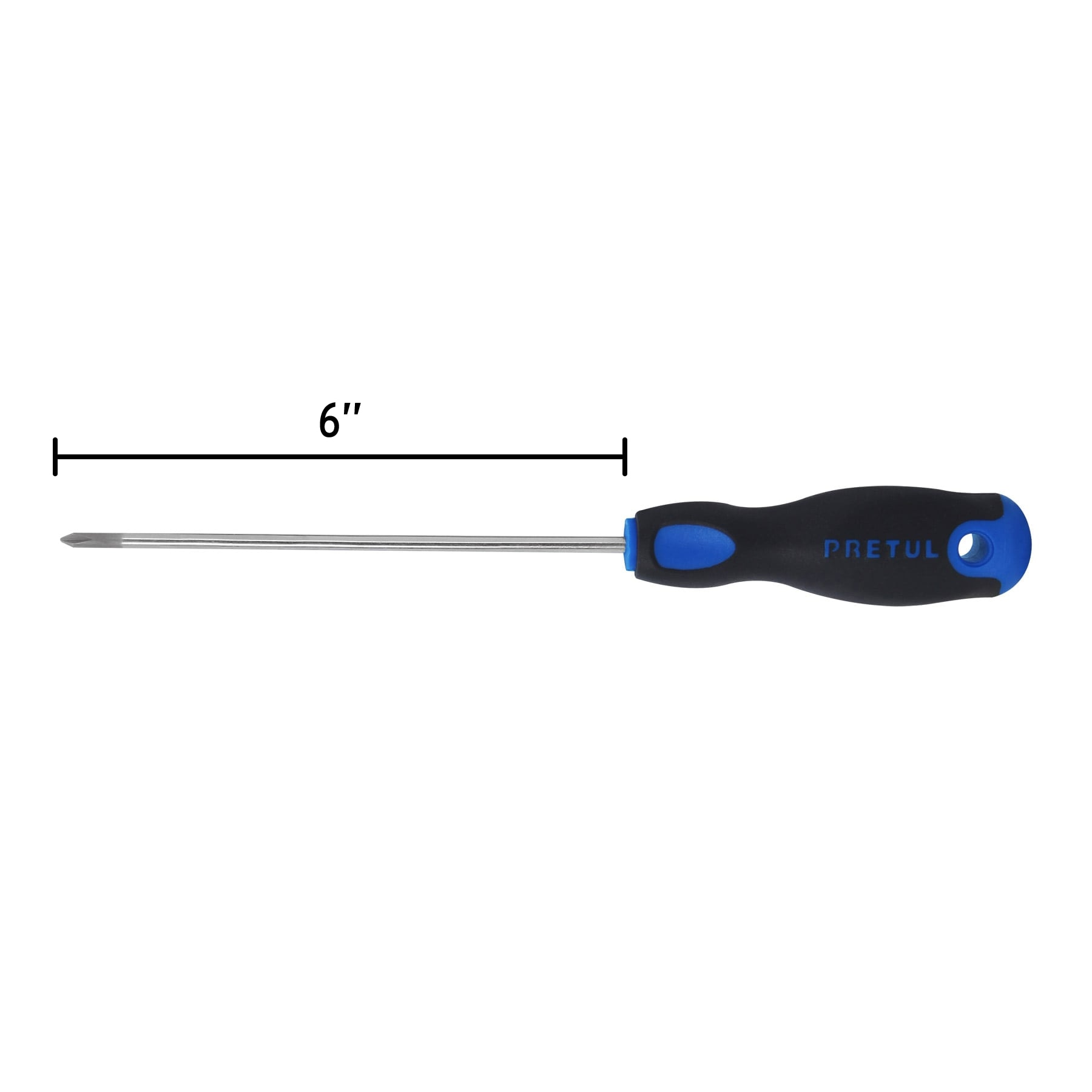 Desarmador punta Phillips,1/8x6', mango Comfort Grip, Pretul