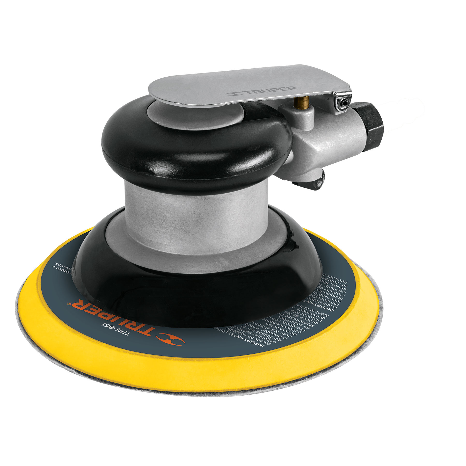 Lijadora orbital neumática industrial 6'