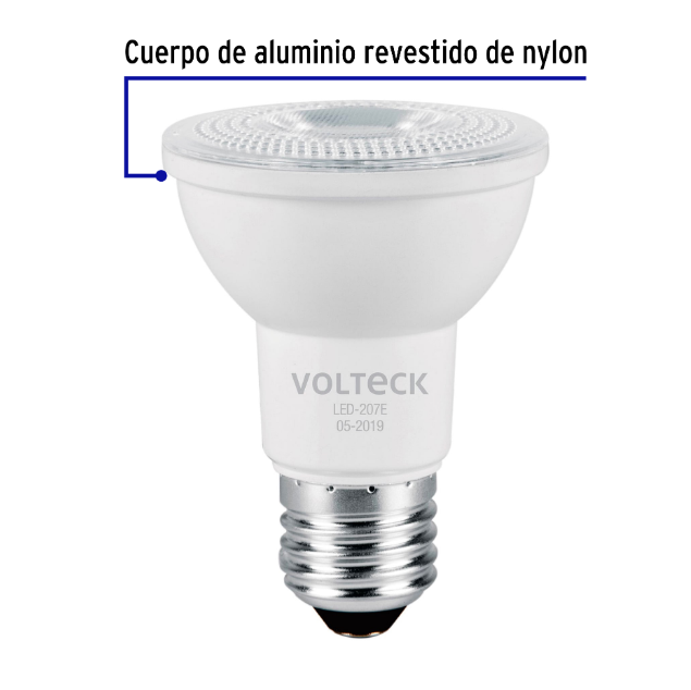 Lámpara de LED, PAR 20, 7 W, luz de día