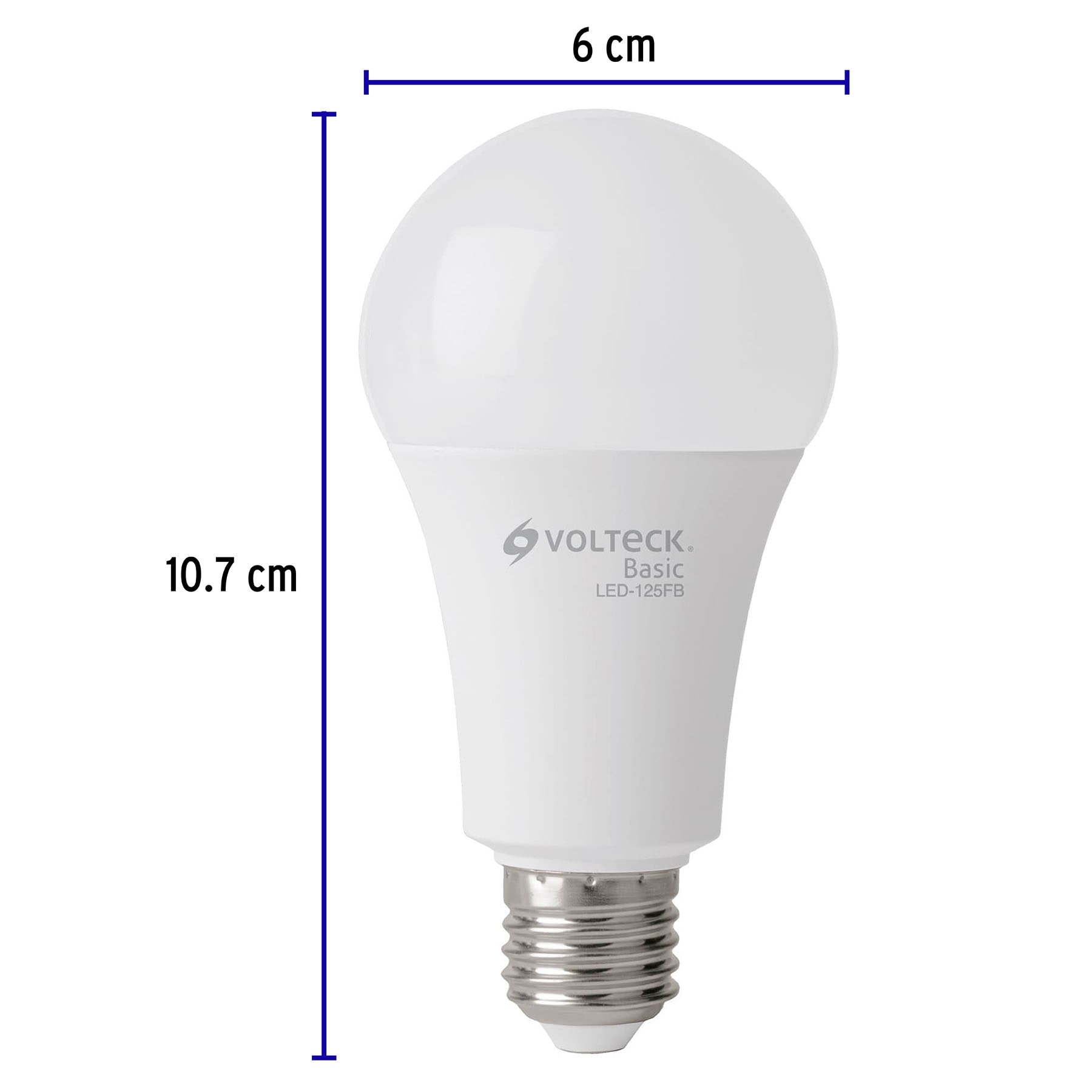 Lámpara de LED, A19, 16 W, luz de día, Volteck Basic SUSTITUTO 46222