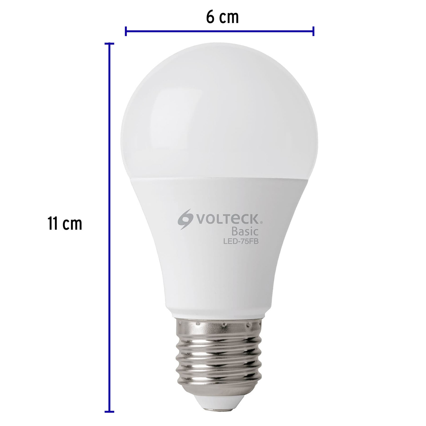 Lámpara de LED, A19, 10 W, luz de día, Volteck Basic SUSTITUTO 46860