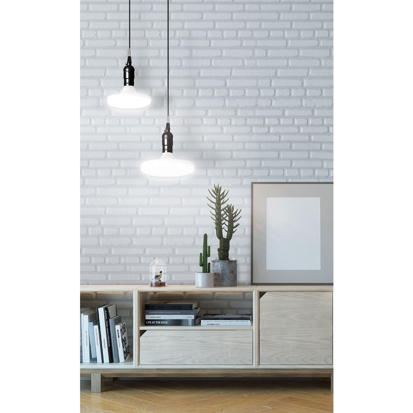 Lámpara de LED tipo OVNI 18W, luz cálida