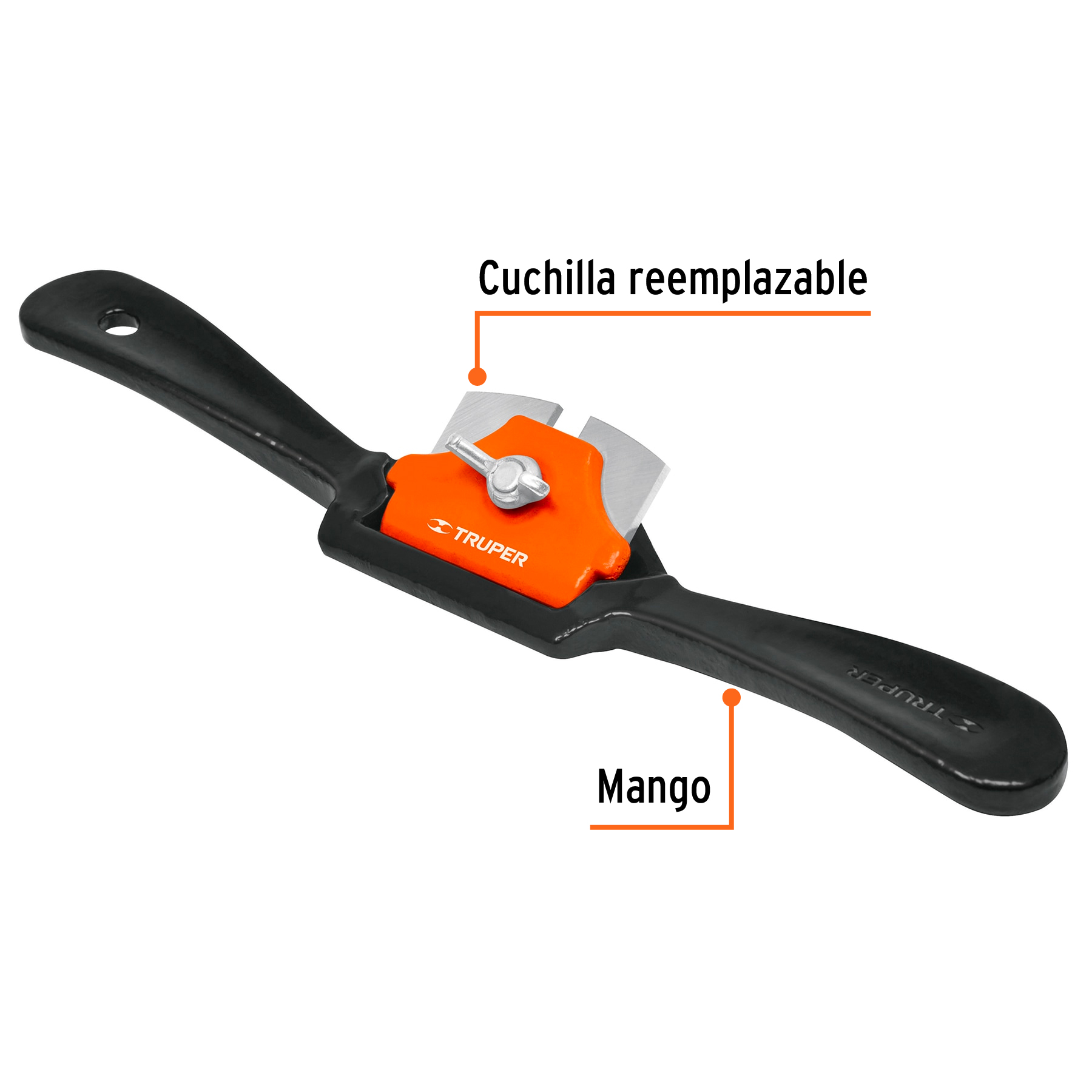 Escochebre para carpintero cuchilla curva de 9"