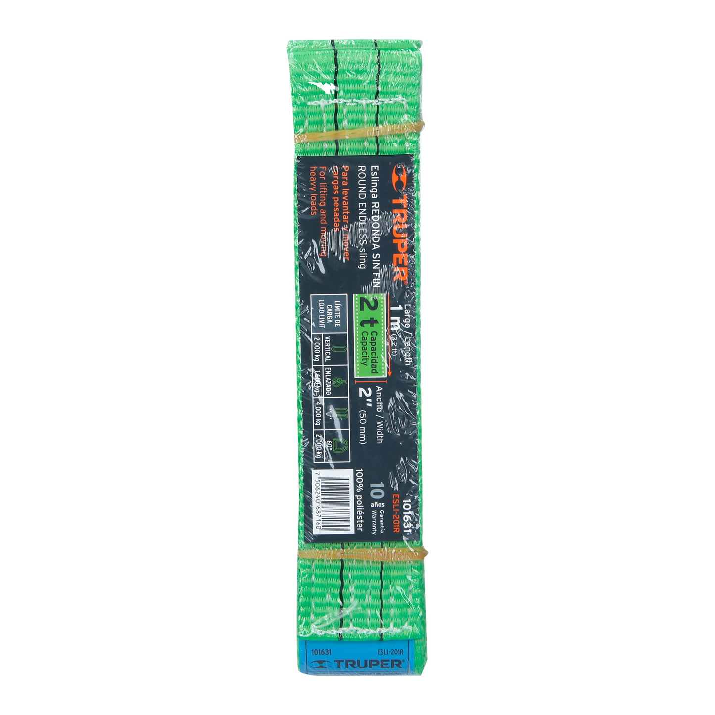 Eslinga redonda sin fin 2 ton x 1 m