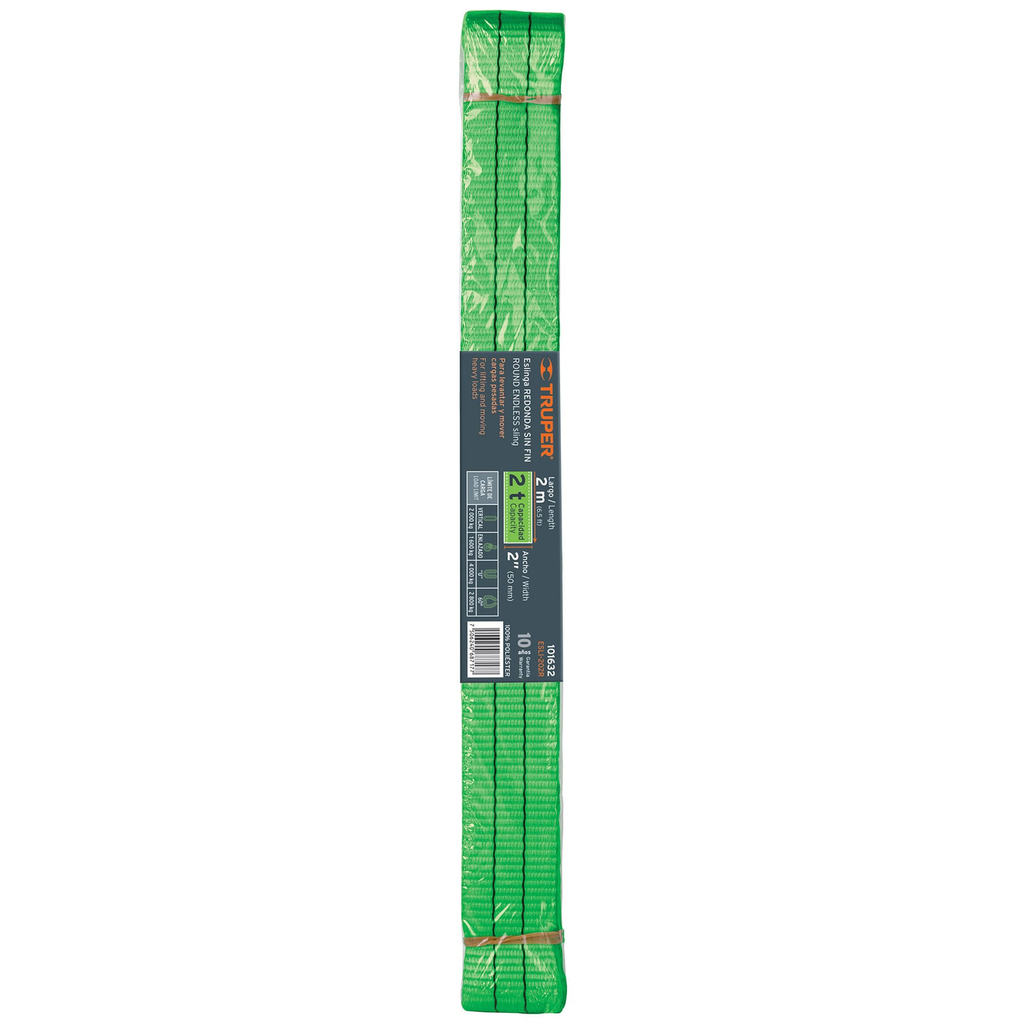 Eslinga redonda sin fin 2 ton x 2 m