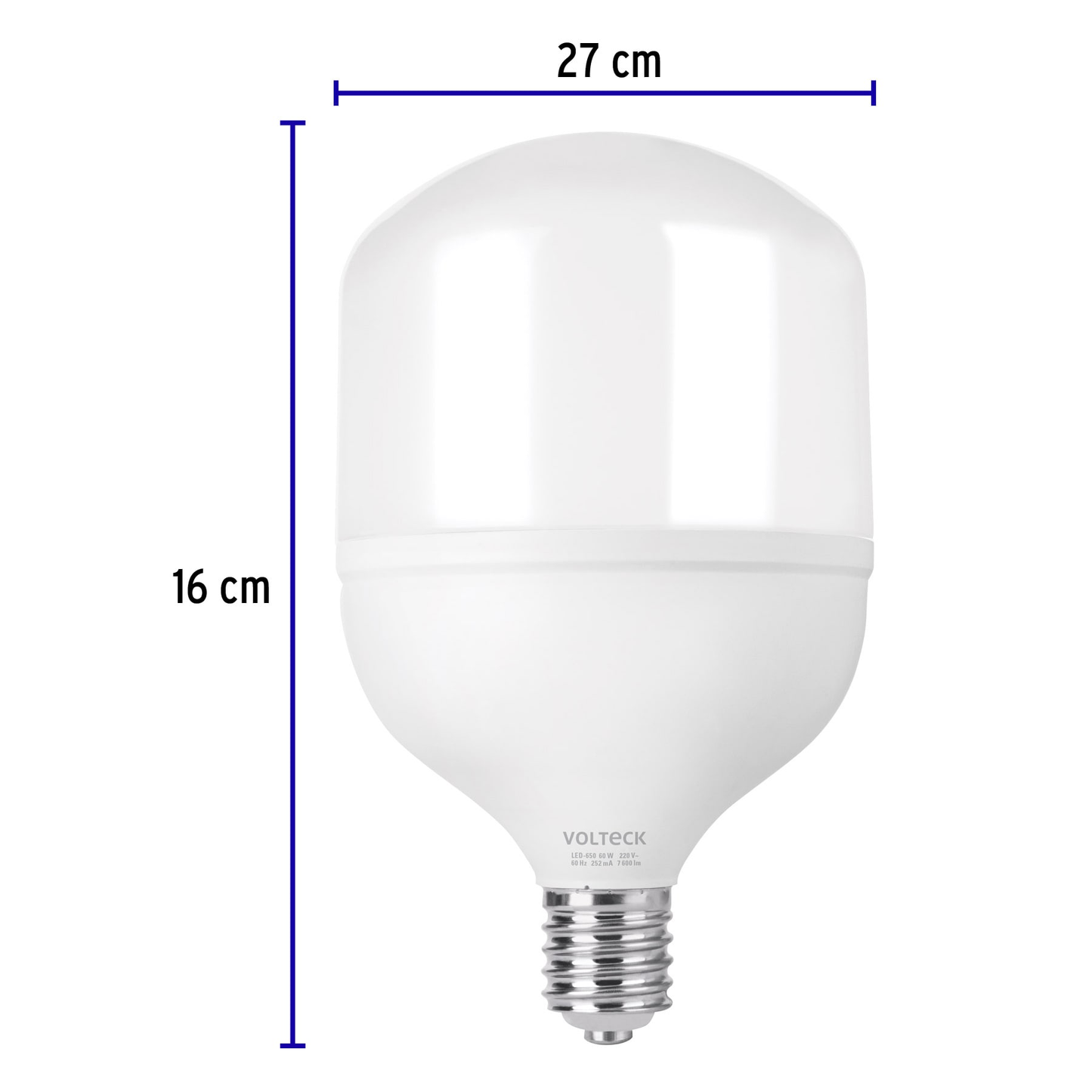Lámpara de ata potencia 70 W E39, luz de día, Volteck