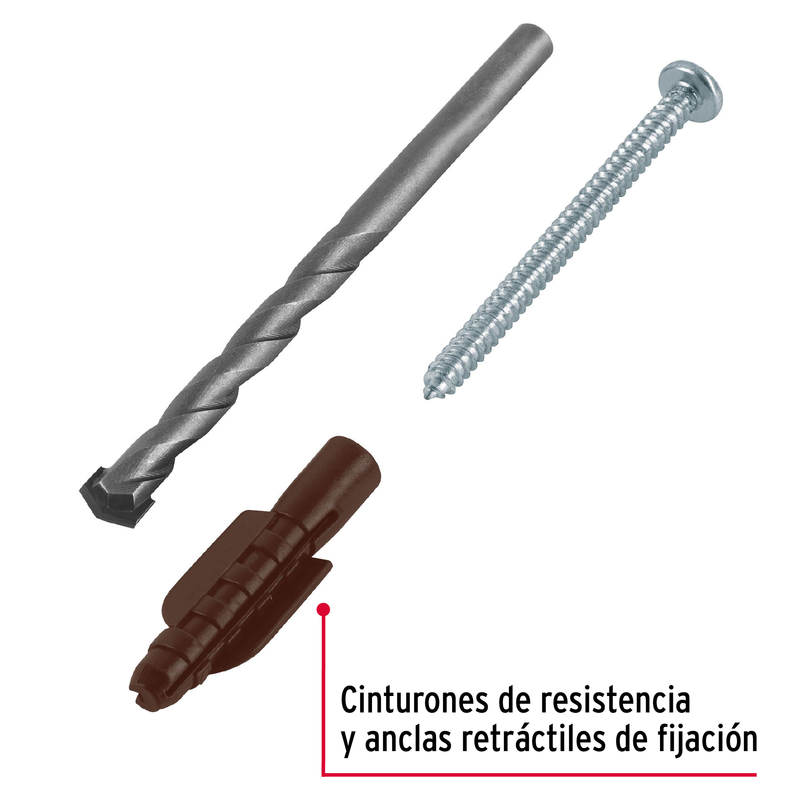 Kit de 20 taquetes 5/16' con pijas #10