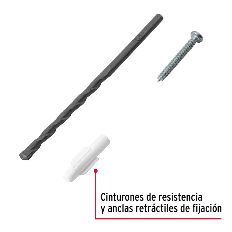 Kit de 20 taquetes 3/16' con pijas #6