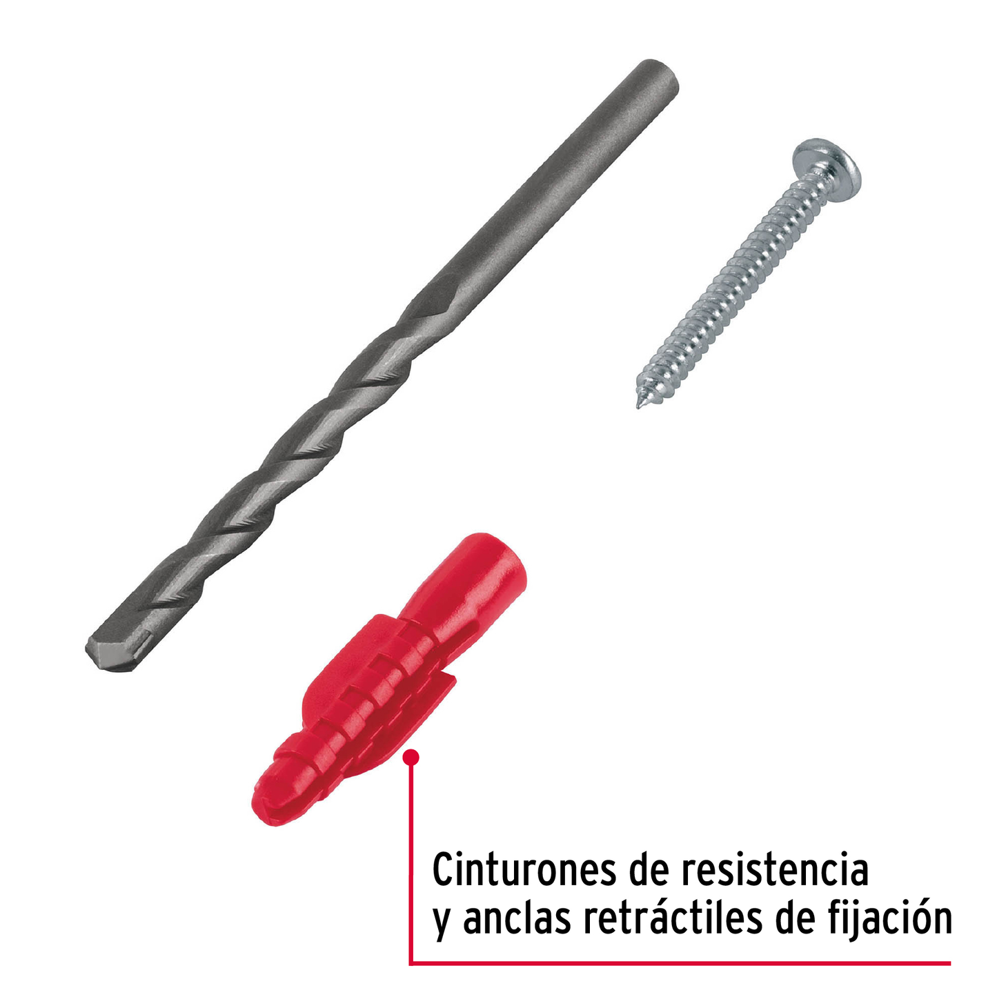 Kit de 20 taquetes 1/4' con pijas #8