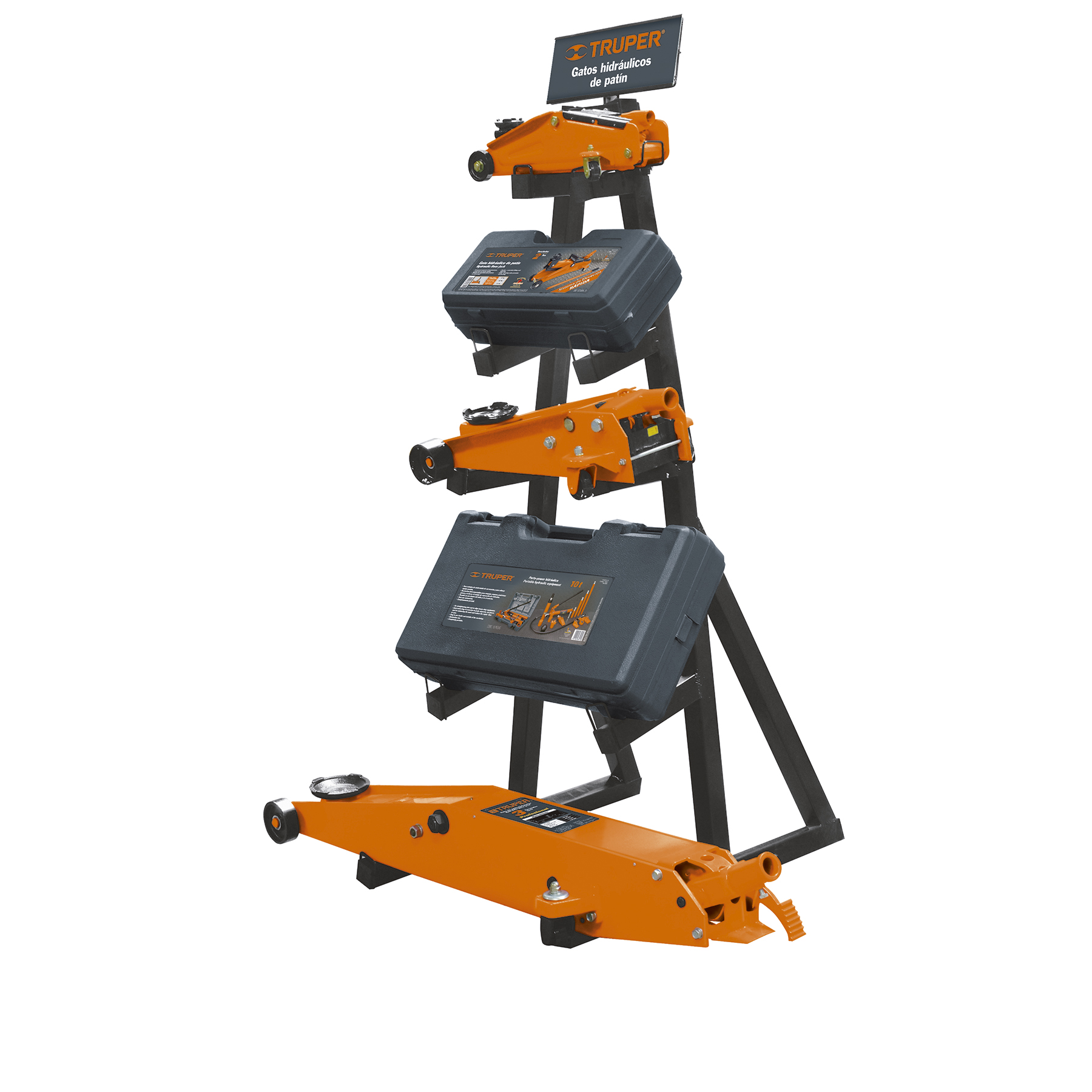 EXHIBIDOR PARA GATOS HIDRAULICOS DE PATI