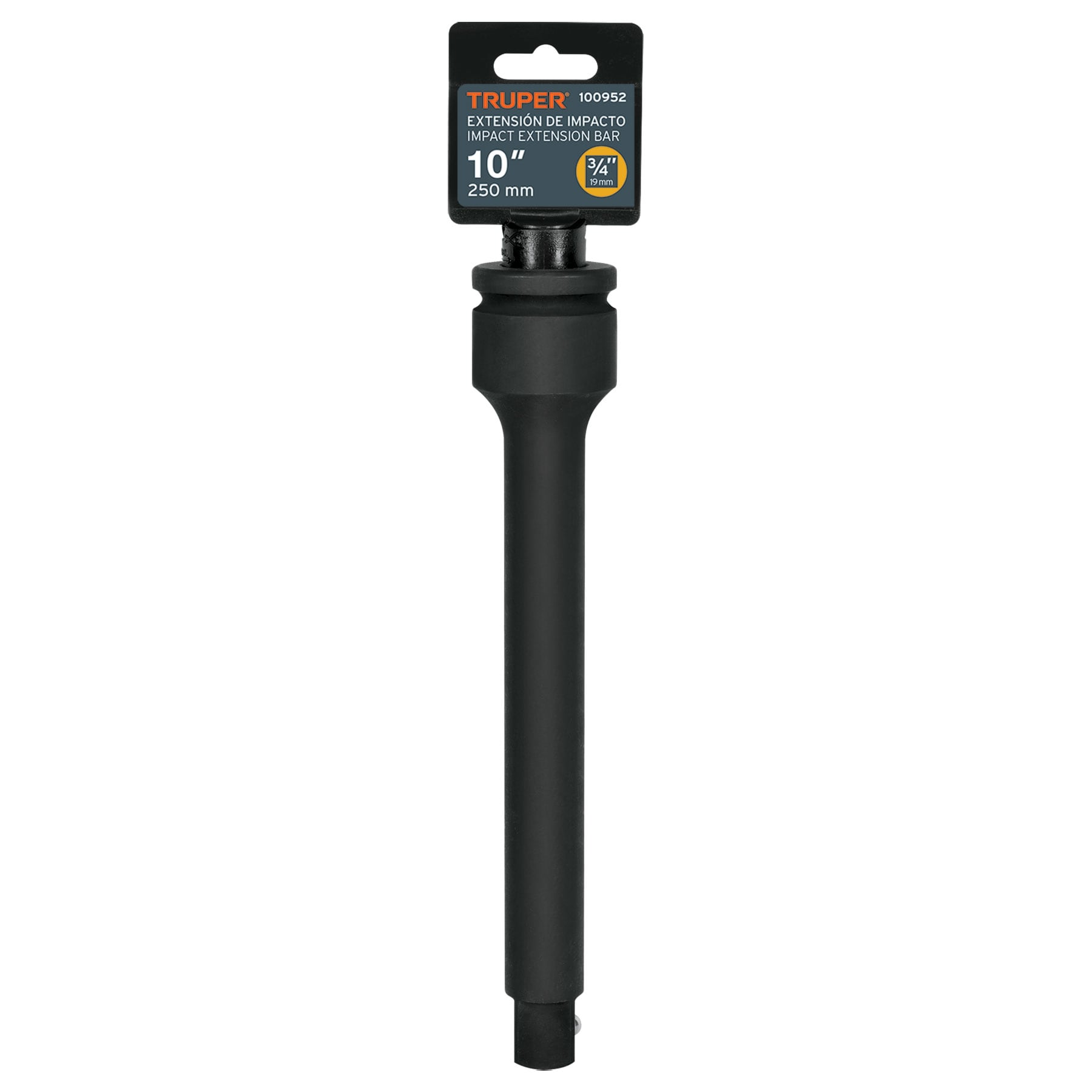Extensión cuadro 3/4' de impacto, largo 10', Truper