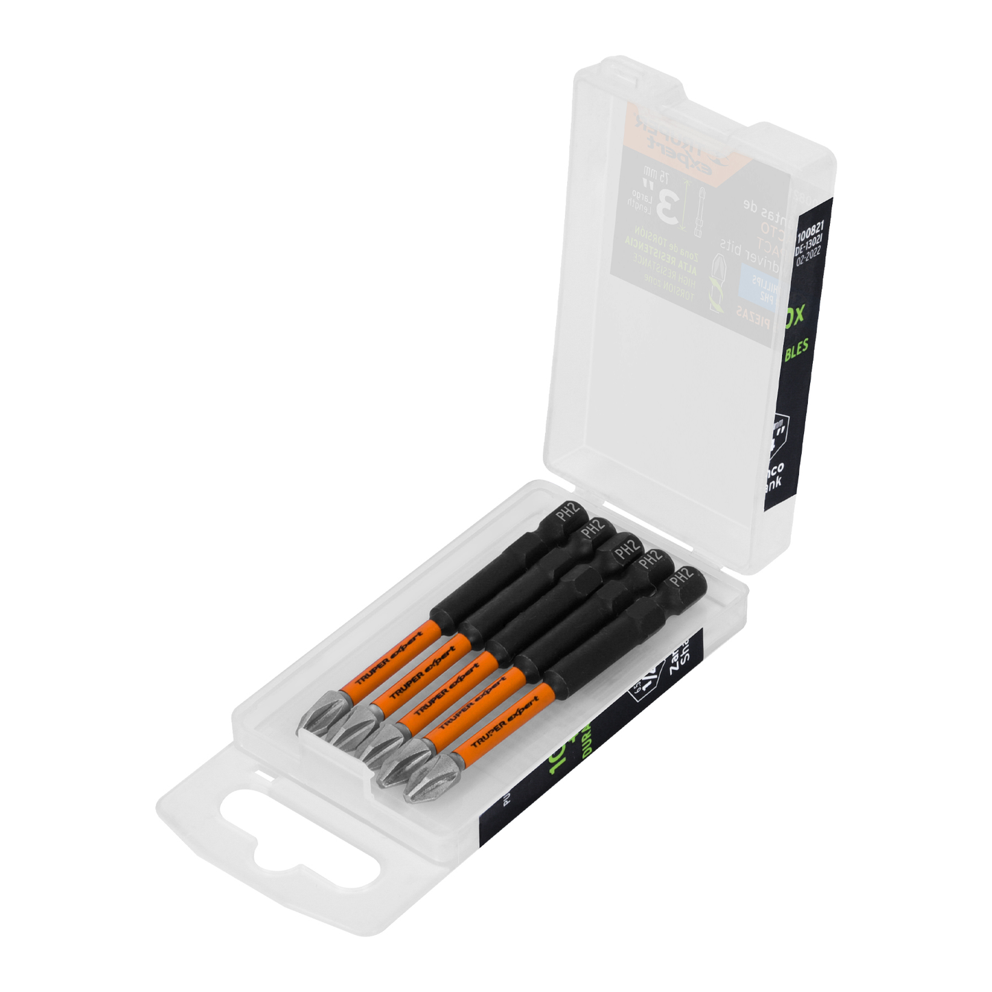 JUEGO DE PUNTAS DE IMPACTO Phillips PH2 x 3',Truper Expert