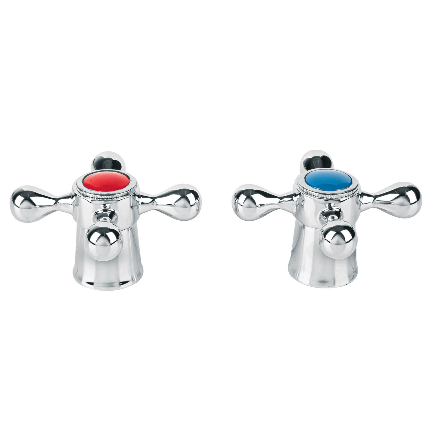 Juego de 2 manerales cruceta para lavabo, Basic