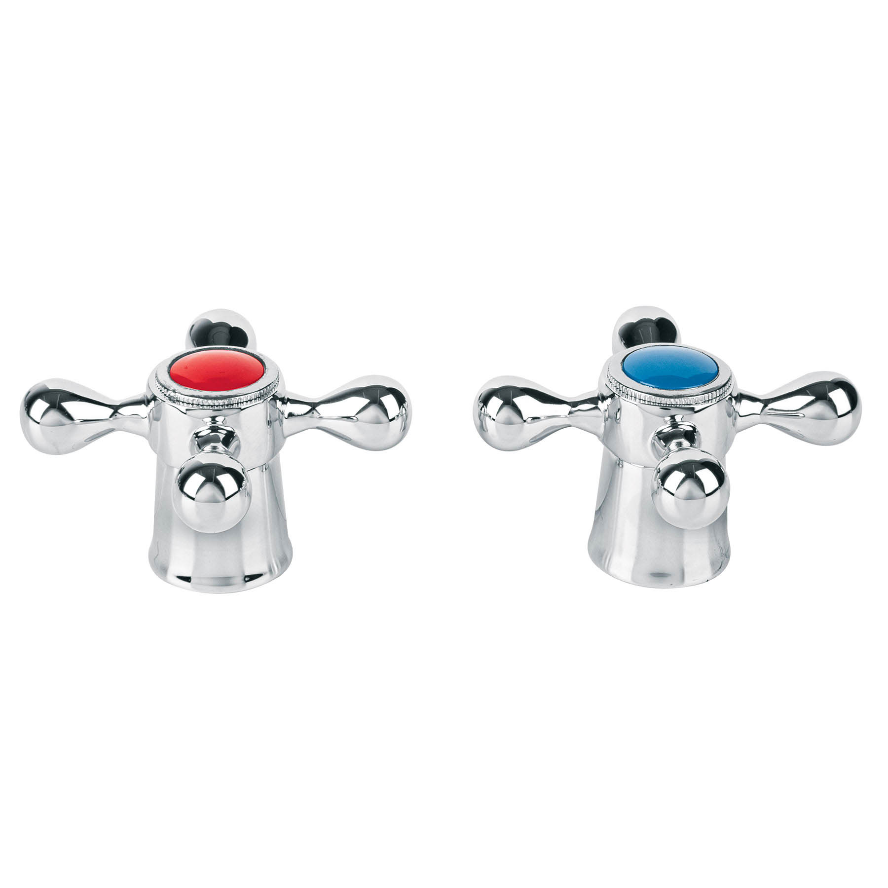 Juego de 2 manerales cruceta para lavabo, Basic