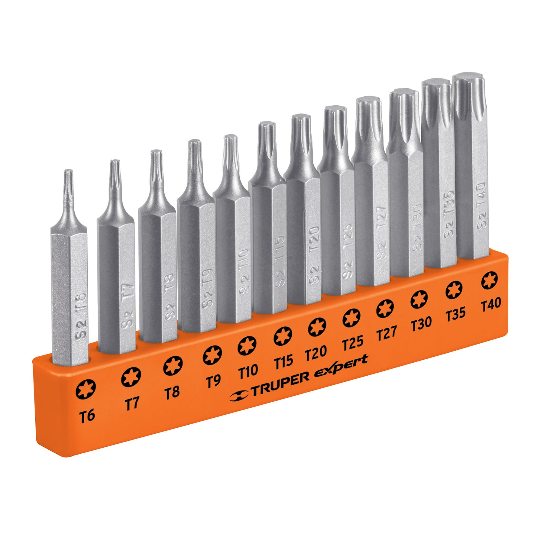 Juego de 12 puntas Torx largo 2', Truper Expert