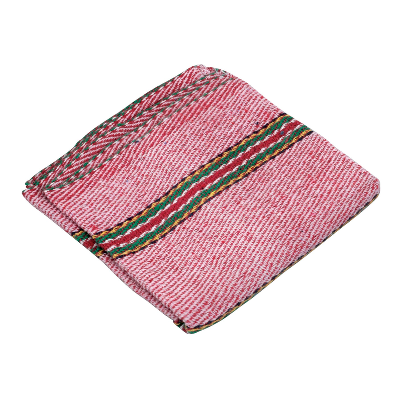Jerga sarga ligera de 1 m x 48 cm, roja
