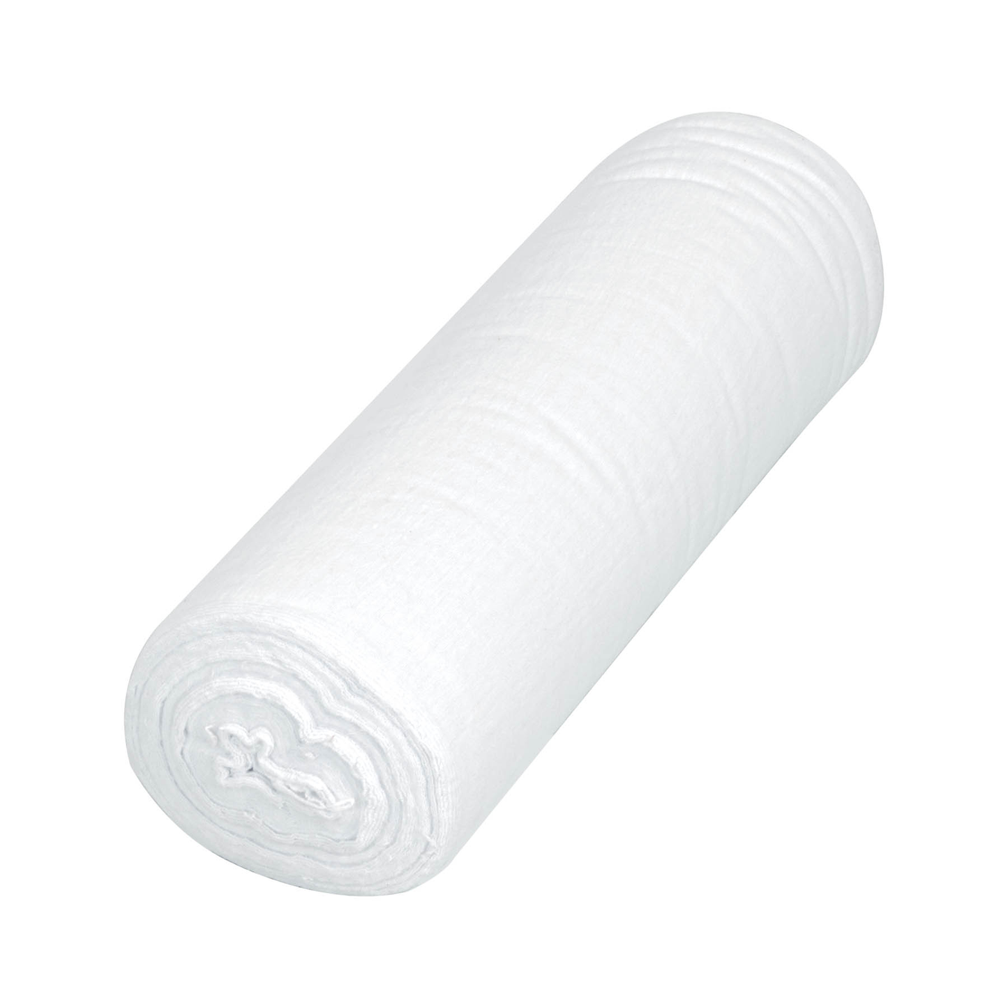 Franela blanca de algodón, rollo 25 m