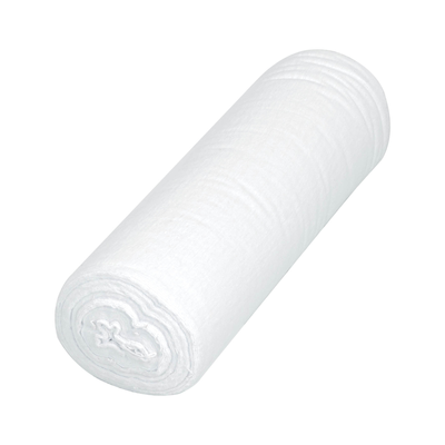 Franela blanca de algodón, rollo 25 m