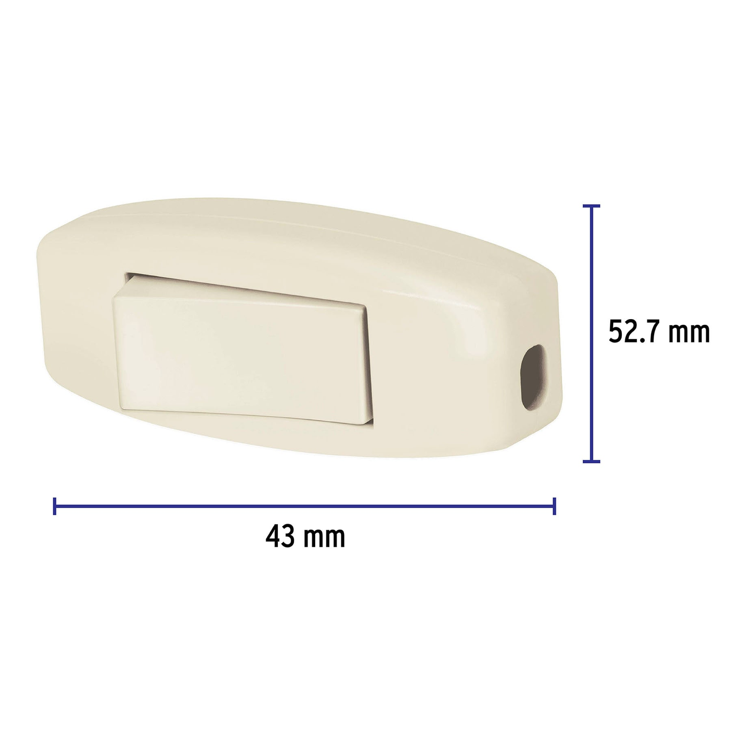 Interruptor de paso para lámpara, 127 V, 3 A