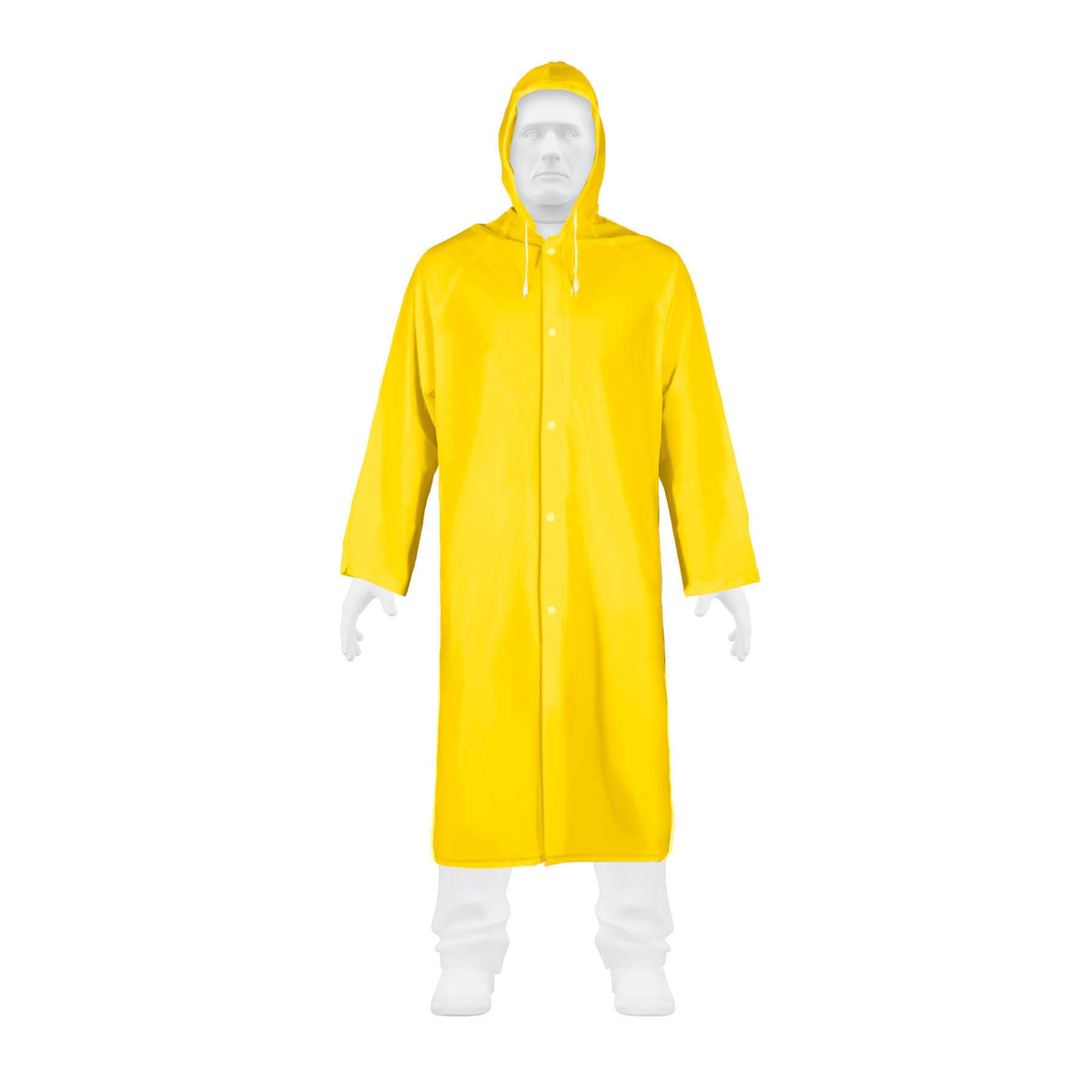 Gabardina impermeable, PVC, espesor 0.10 mm, mediana, Pretul