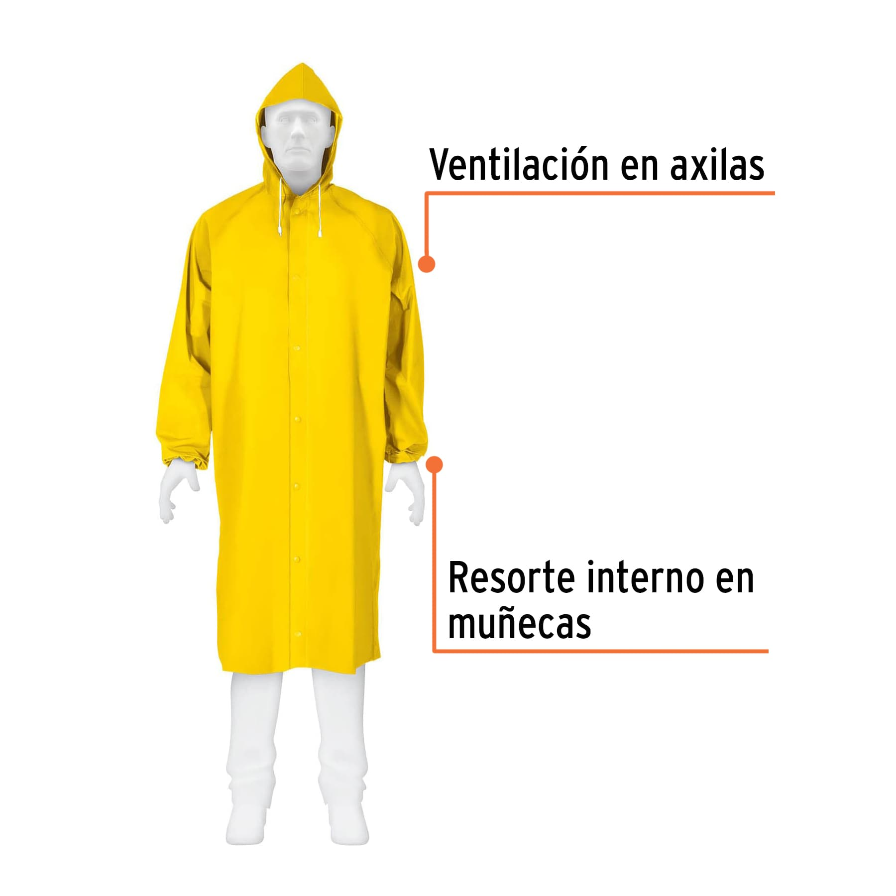 Gabardina impermeable,PVC/poliéster/PVC,0.35 mm CH,Expert