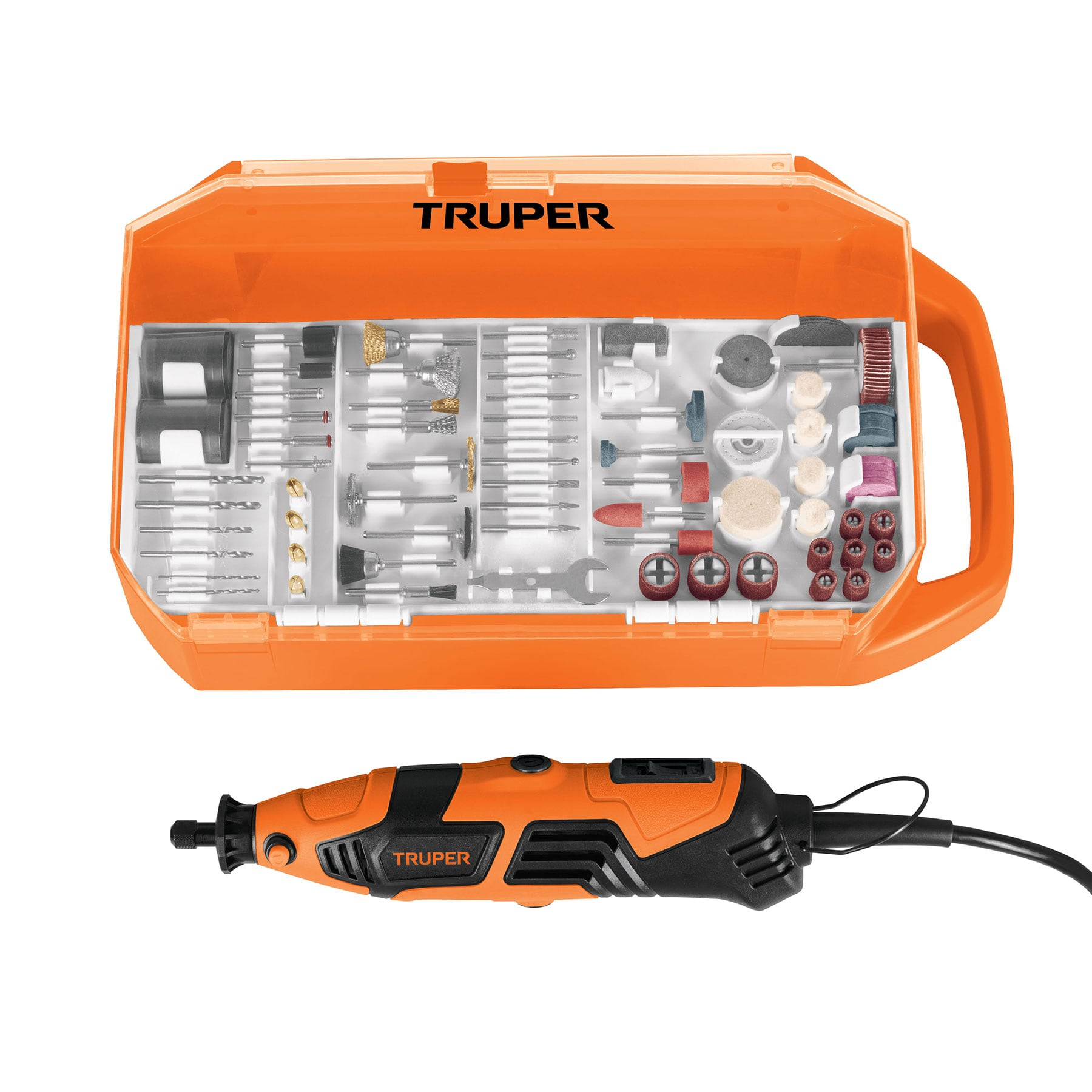 Herramienta rotativa profesional, 150 W con 201 accesorios
